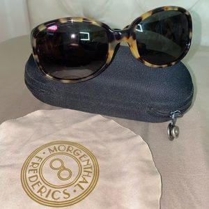 Morgenthal Frederics “186” Sunglasses in Tortoise